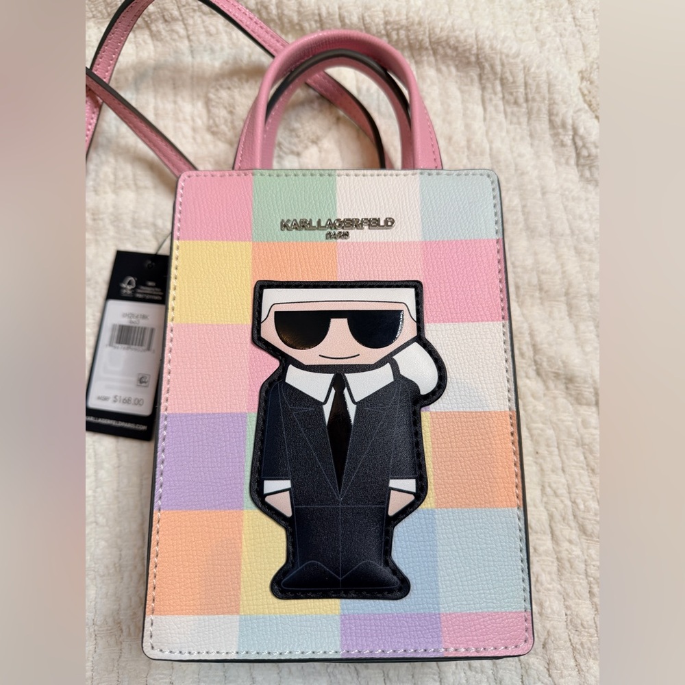 Karl Lagerfeld Maybelle Crossbody Bag - Rainbow Pastel
